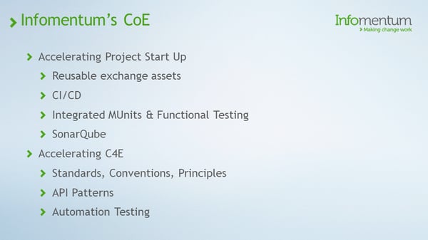 Infomentum's CoE